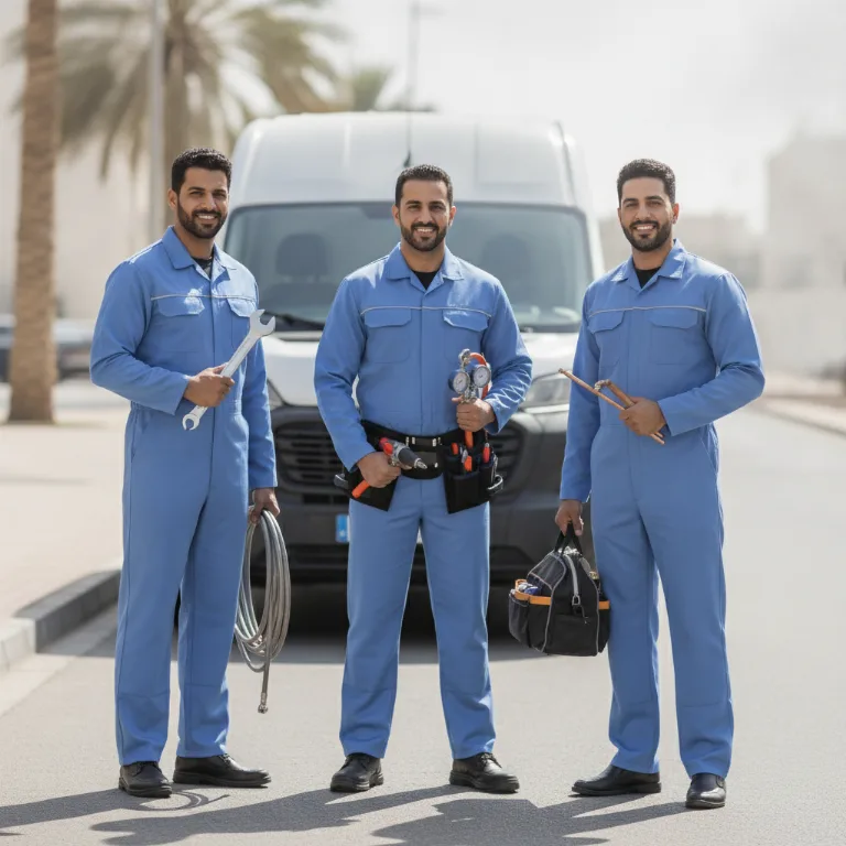 فني مضخات حرارية فريق في أم القيوين